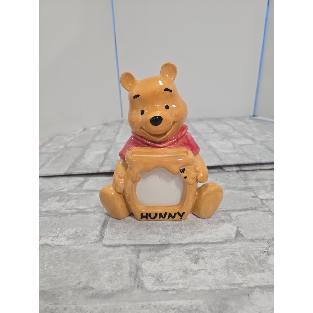 Vintage Disney Winnie the Pooh Honey (HUNNY) Pot-Ceramic Coin Piggy Bank